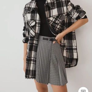 Gingham Wrap Skirt
